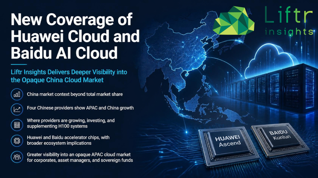 Huawei Cloud and Baidu AI Cloud Coverage Added, Providing Visibility into Opaque China Cloud Market by Liftr Insights